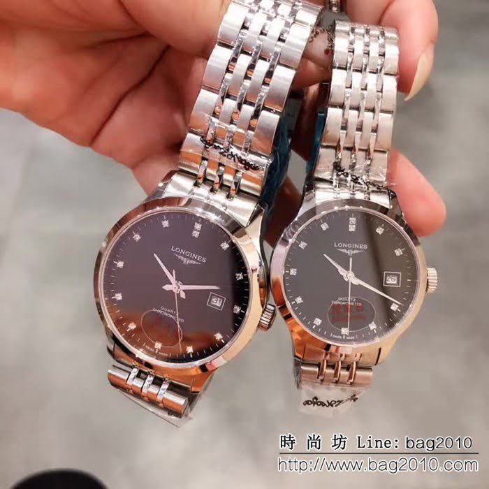 LONGINES浪琴 跨年新品 開創者系列情侶對表 WSS0885